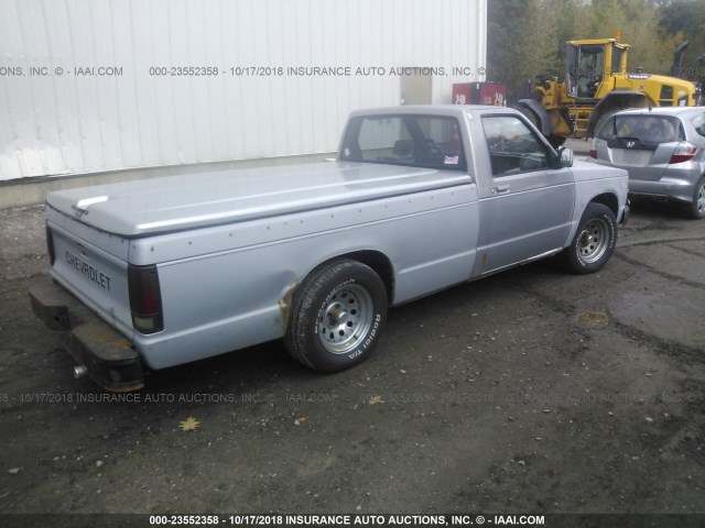 1GCBS14B8C2143629 - 1982 CHEVROLET S TRUCK S10 SILVER photo 4