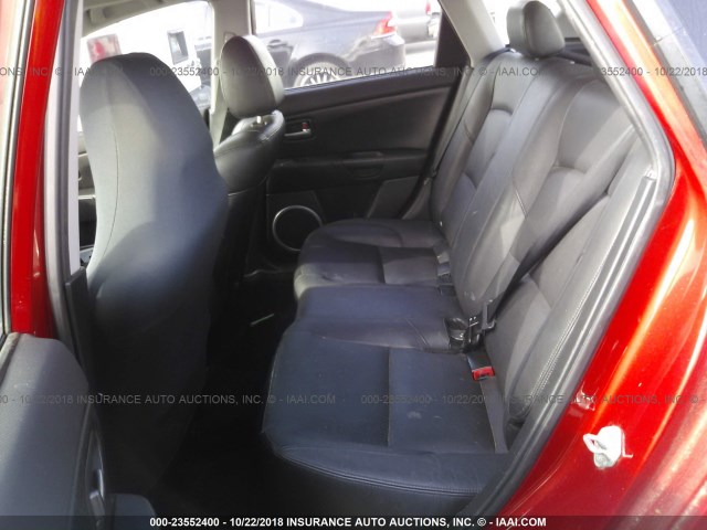 JM1BK343451252506 - 2005 MAZDA 3 HATCHBACK RED photo 8