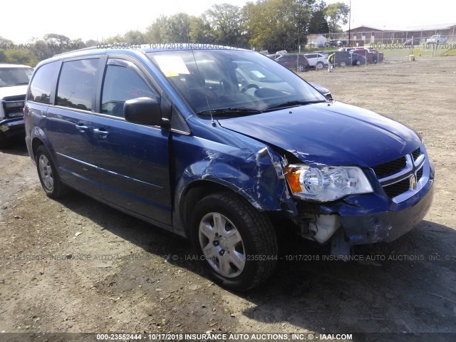 2D4RN4DG5BR654415 - 2011 DODGE GRAND CARAVAN EXPRESS BLUE photo 1