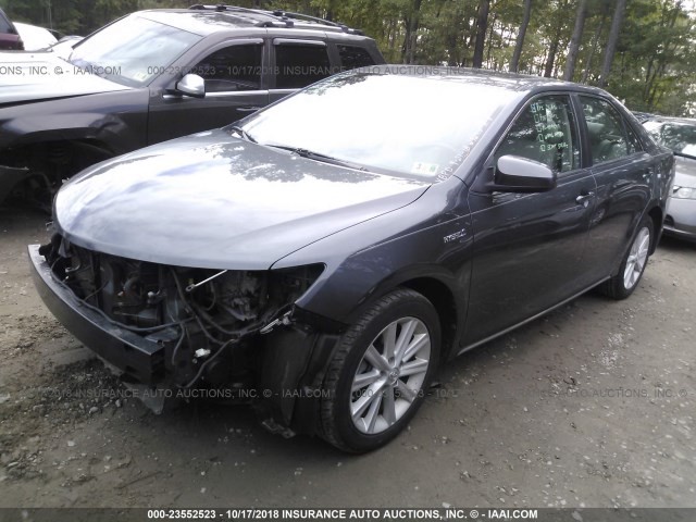 4T1BD1FK9CU061853 - 2012 TOYOTA CAMRY HYBRID/LE/XLE 灰色 照片 2