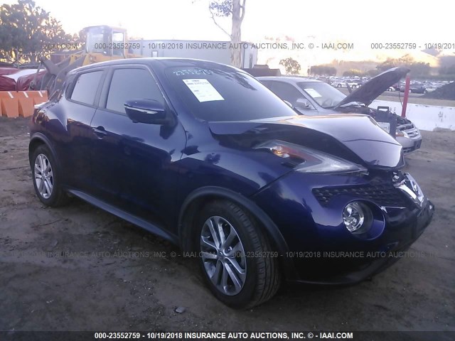 JN8AF5MR5GT607565 - 2016 NISSAN JUKE S/SV/SL/NISMO BLUE photo 1