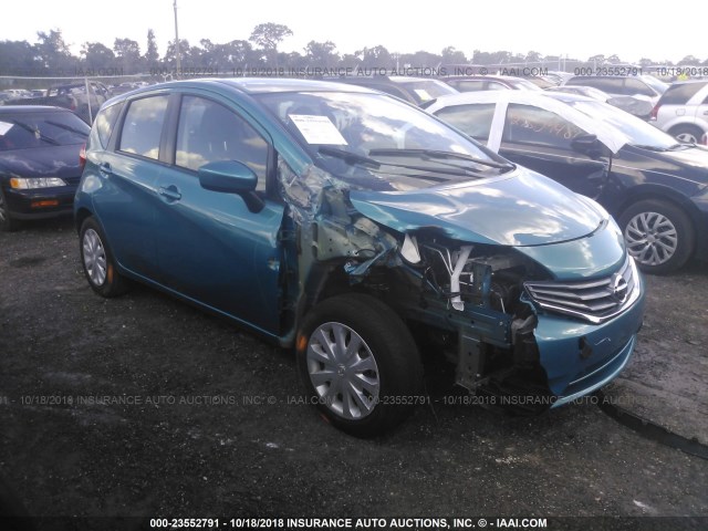 3N1CE2CP4FL396791 - 2015 NISSAN VERSA NOTE S/S PLUS/SV/SL/SR BLUE photo 1