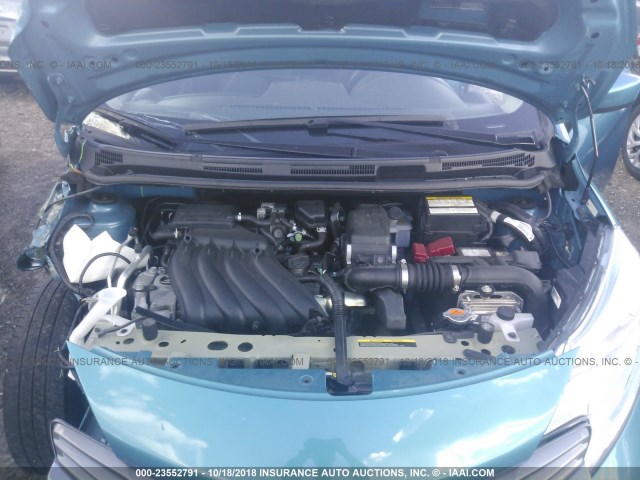 3N1CE2CP4FL396791 - 2015 NISSAN VERSA NOTE S/S PLUS/SV/SL/SR BLUE photo 10
