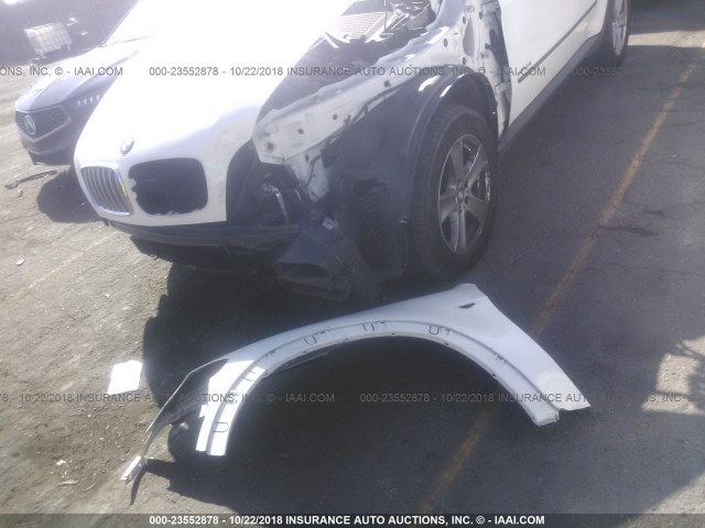 5UXFE83579L171906 - 2009 BMW X5 XDRIVE48I WHITE photo 6