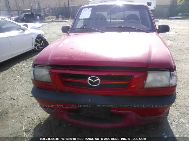 4F4YR16U81TM26213 - 2001 MAZDA B3000 CAB PLUS RED photo 6