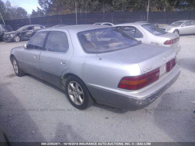 JT8UF11EXP0155468 - 1993 LEXUS LS 400 SILVER photo 3