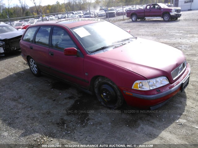 YV1VW2553YF472782 - 2000 VOLVO V40 RED photo 1