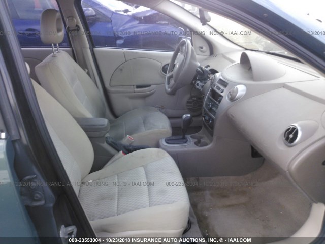 1G8AJ58F46Z179584 - 2006 SATURN ION LEVEL 2 GREEN photo 5
