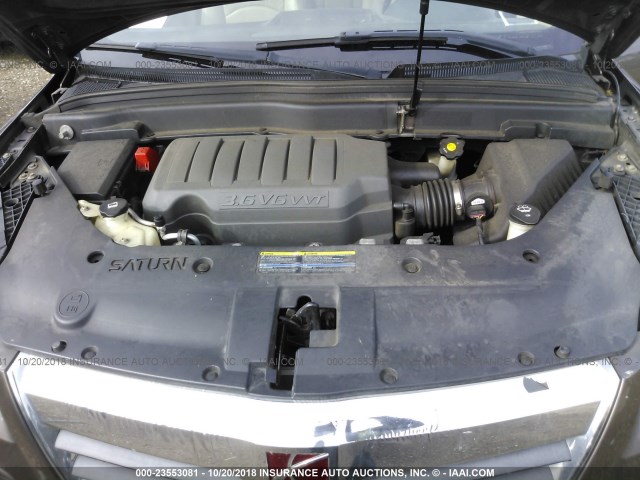 5GZEV23798J268836 - 2008 SATURN OUTLOOK XR TAN photo 10