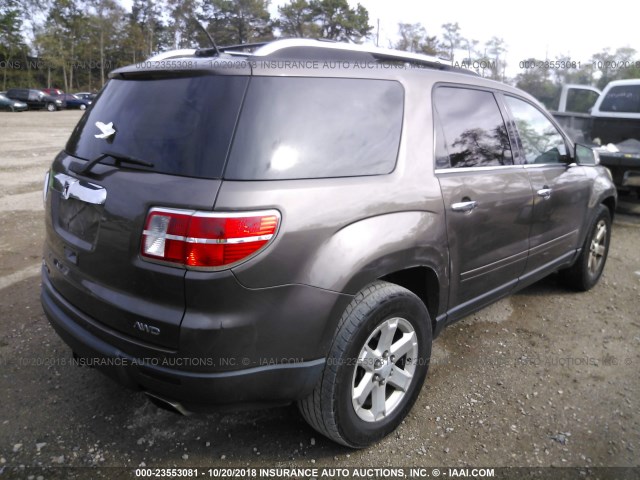 5GZEV23798J268836 - 2008 SATURN OUTLOOK XR TAN photo 4