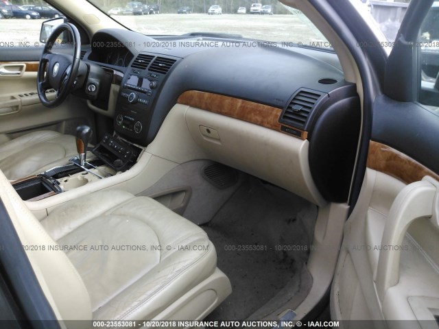 5GZEV23798J268836 - 2008 SATURN OUTLOOK XR TAN photo 5