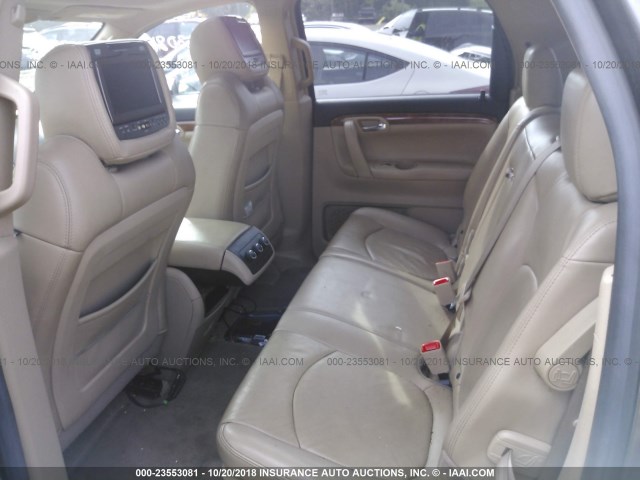 5GZEV23798J268836 - 2008 SATURN OUTLOOK XR TAN photo 8