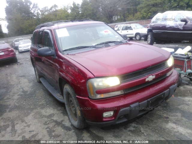 1GNET16S126137502 - 2002 CHEVROLET TRAILBLAZER EXT RED photo 1