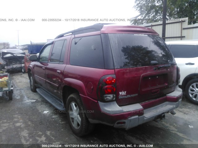 1GNET16S126137502 - 2002 CHEVROLET TRAILBLAZER EXT RED photo 3