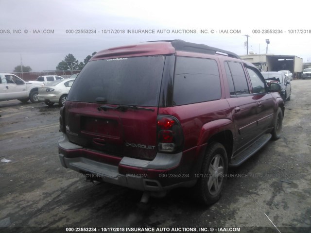 1GNET16S126137502 - 2002 CHEVROLET TRAILBLAZER EXT RED photo 4