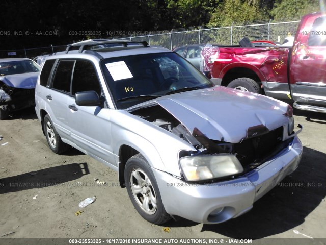 JF1SG65643H722491 - 2003 SUBARU FORESTER 2.5XS ვერცხლისფერი ფოტო 1