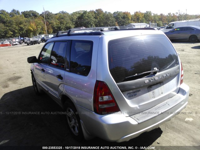 JF1SG65643H722491 - 2003 SUBARU FORESTER 2.5XS ვერცხლისფერი ფოტო 3