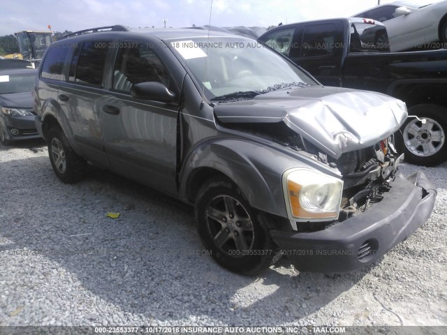 1D4HD38N56F140160 - 2006 DODGE DURANGO SXT GRAY photo 1