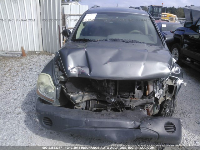 1D4HD38N56F140160 - 2006 DODGE DURANGO SXT GRAY photo 6