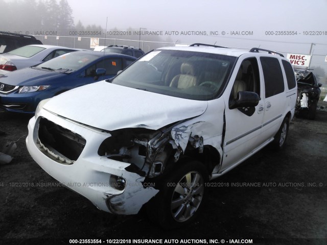 5GADV23187D205461 - 2007 BUICK TERRAZA CX/CX PLUS WHITE photo 2