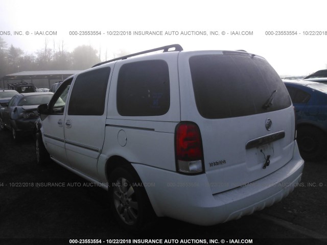 5GADV23187D205461 - 2007 BUICK TERRAZA CX/CX PLUS WHITE photo 3