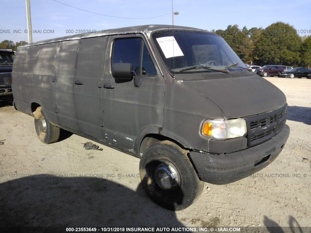 2B7KB31Z5TK138993 - 1996 DODGE RAM VAN B3500 GRAY photo 1