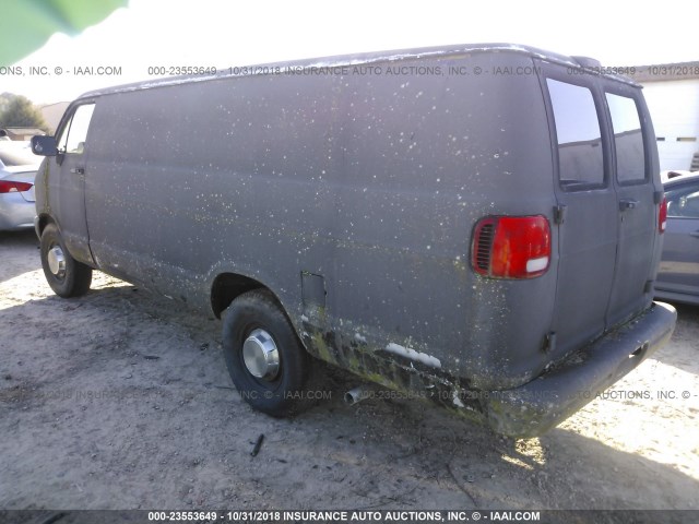 2B7KB31Z5TK138993 - 1996 DODGE RAM VAN B3500 GRAY photo 3