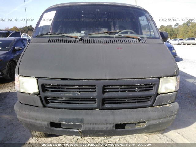 2B7KB31Z5TK138993 - 1996 DODGE RAM VAN B3500 GRAY photo 6