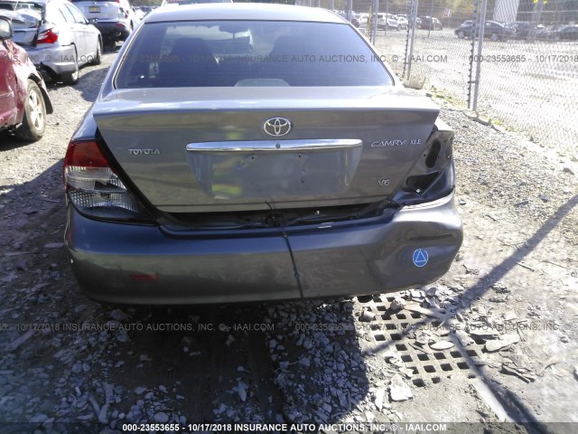 4T1BF30K13U547944 - 2003 TOYOTA CAMRY LE/XLE/SE GRAY photo 6