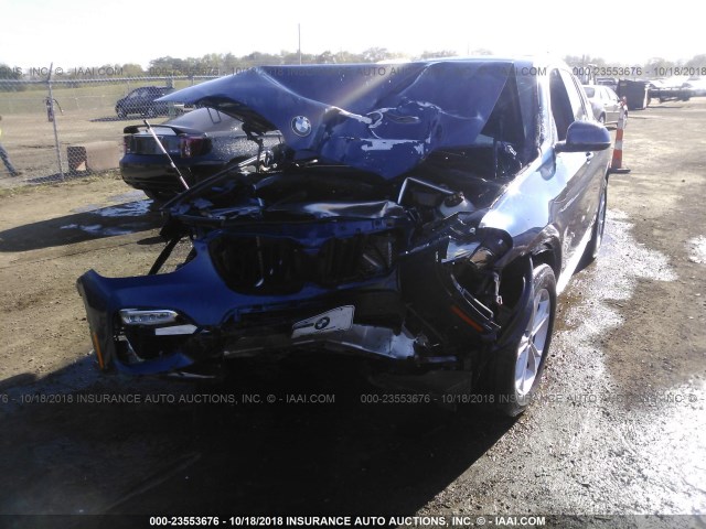 5UXTR9C55JLD62342 - 2018 BMW X3 XDRIVEM40I ლურჯი ფოტო 6