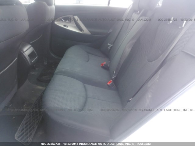 4T1BF3EK0AU507702 - 2010 TOYOTA CAMRY SE/LE/XLE თეთრი ფოტო 8