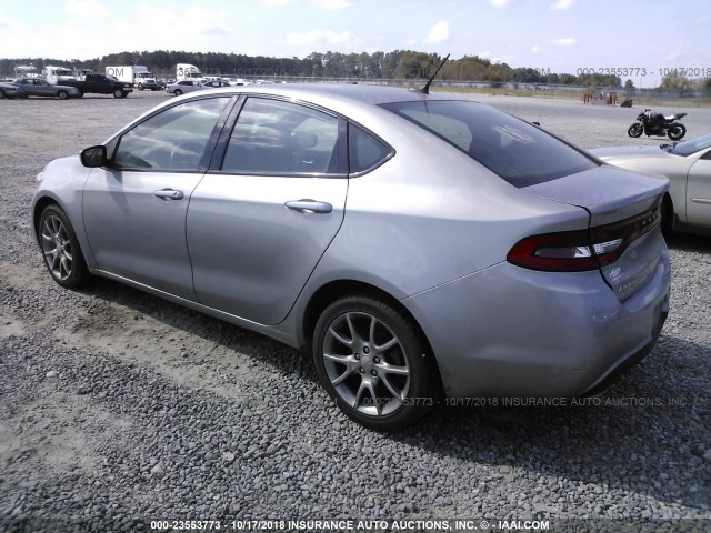 1C3CDFBB9FD266917 - 2015 DODGE DART SXT GRAY photo 3