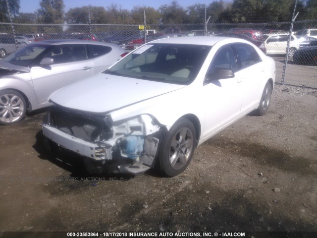 1G1ZA5EU4CF277158 - 2012 CHEVROLET MALIBU LS თეთრი ფოტო 2