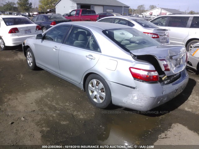 4T1BE46K07U050101 - 2007 TOYOTA CAMRY NEW GENERAT CE/LE/XLE/SE SILVER photo 3