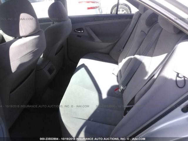 4T1BE46K07U050101 - 2007 TOYOTA CAMRY NEW GENERAT CE/LE/XLE/SE SILVER photo 8