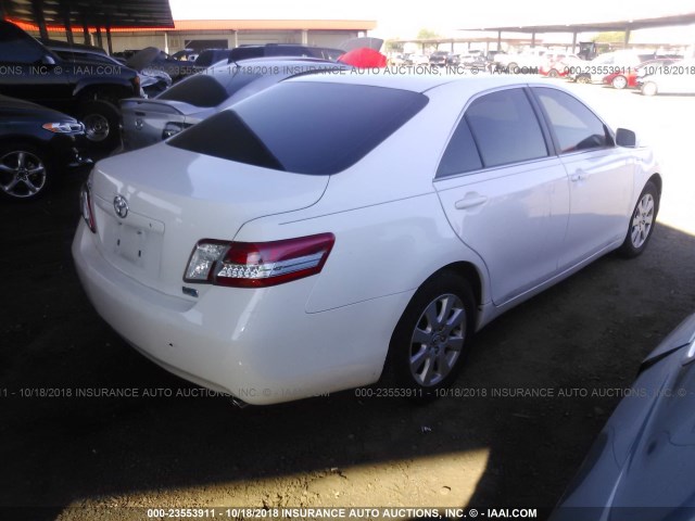 4T1BB46K59U083672 - 2009 TOYOTA CAMRY HYBRID WHITE photo 4