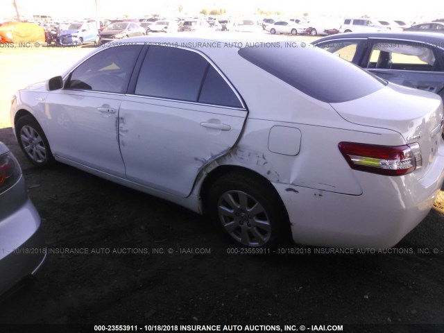 4T1BB46K59U083672 - 2009 TOYOTA CAMRY HYBRID WHITE photo 6