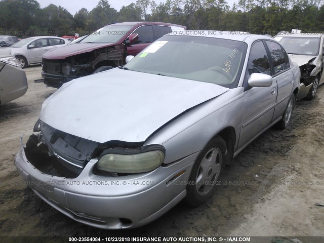 1G1NE52JX16182694 - 2001 CHEVROLET MALIBU LS ვერცხლისფერი ფოტო 2