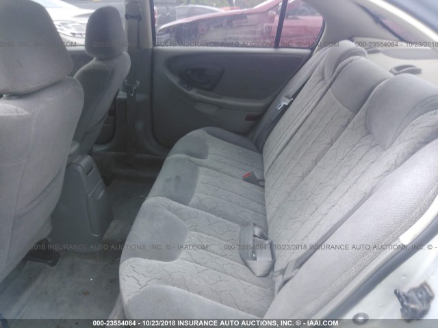 1G1NE52JX16182694 - 2001 CHEVROLET MALIBU LS ვერცხლისფერი ფოტო 8