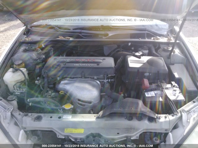 4T1BE32K16U143319 - 2006 TOYOTA CAMRY LE/XLE/SE SILVER photo 10