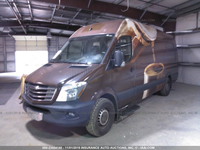 WDYPE8CC3F5958649 - 2015 FREIGHTLINER 2500 SPRINTER 2500 BROWN photo 2