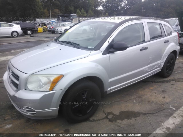 1B3HB28C87D547108 - 2007 DODGE CALIBER SILVER photo 2