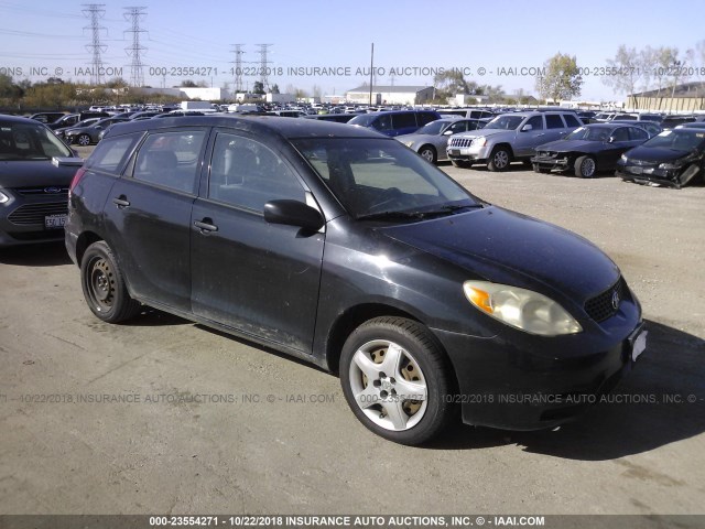 2T1KR32E74C304799 - 2004 TOYOTA COROLLA MATRIX XR BLACK photo 1