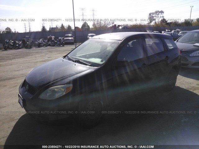 2T1KR32E74C304799 - 2004 TOYOTA COROLLA MATRIX XR BLACK photo 2
