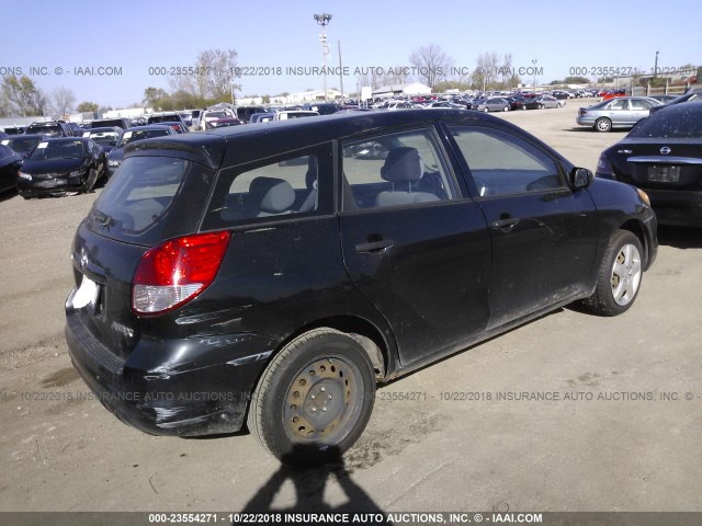 2T1KR32E74C304799 - 2004 TOYOTA COROLLA MATRIX XR BLACK photo 4