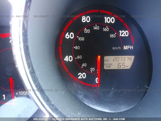 2T1KR32E74C304799 - 2004 TOYOTA COROLLA MATRIX XR BLACK photo 7