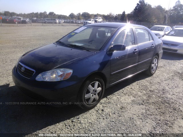 2T1BR30E96C597711 - 2006 TOYOTA COROLLA CE/LE/S BLUE photo 2