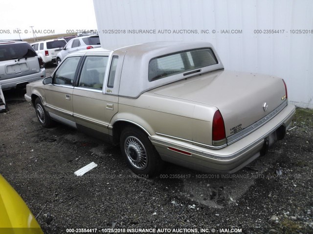 1C3XV66L9PD216232 - 1993 CHRYSLER NEW YORKER FIFTH AVENUE TAN photo 3