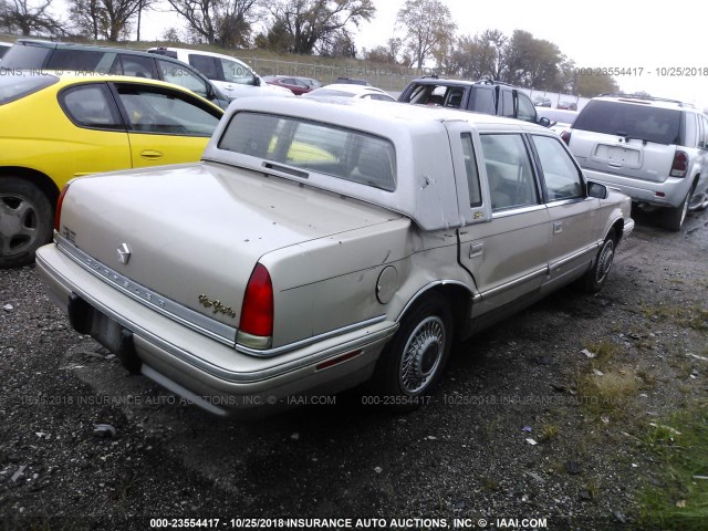 1C3XV66L9PD216232 - 1993 CHRYSLER NEW YORKER FIFTH AVENUE TAN photo 4