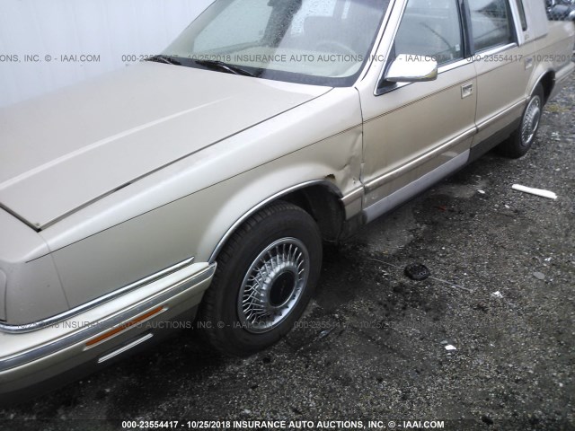 1C3XV66L9PD216232 - 1993 CHRYSLER NEW YORKER FIFTH AVENUE TAN photo 6